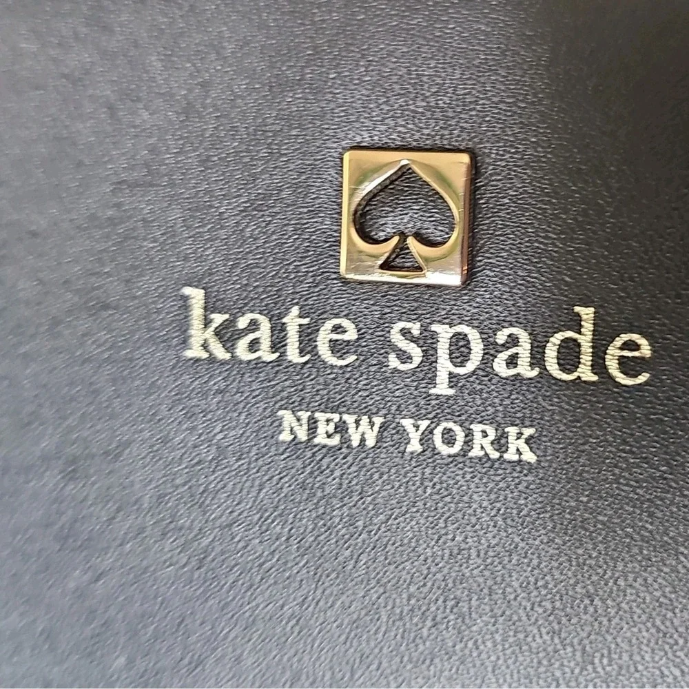 Kate Spade NY Sawyer St Small Black Crossbody Bag Gold Hardware Zip Chain Strap
